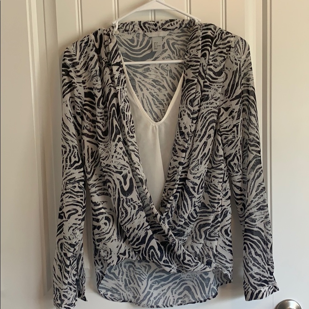 Animal print top
